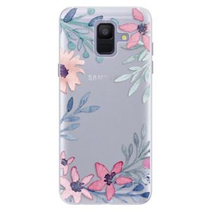 Silikónové puzdro iSaprio - Leaves and Flowers - Samsung Galaxy A6 vyobraziť