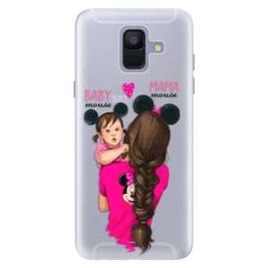 Silikónové puzdro iSaprio - Mama Mouse Brunette and Girl - Samsung Galaxy A6 vyobraziť