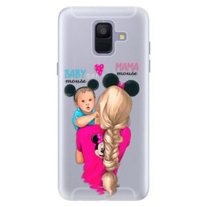 Silikónové puzdro iSaprio - Mama Mouse Blonde and Boy - Samsung Galaxy A6 vyobraziť