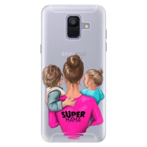 Silikónové puzdro iSaprio - Super Mama - Boy and Girl - Samsung Galaxy A6 vyobraziť