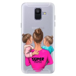 Silikónové puzdro iSaprio - Super Mama - Two Girls - Samsung Galaxy A6 vyobraziť