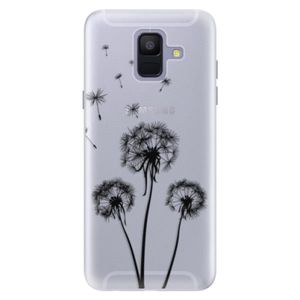 Silikónové puzdro iSaprio - Three Dandelions - black - Samsung Galaxy A6 vyobraziť