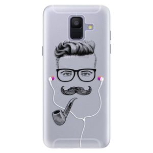 Silikónové puzdro iSaprio - Man With Headphones 01 - Samsung Galaxy A6 vyobraziť