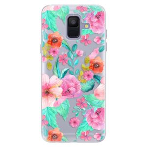 Silikónové puzdro iSaprio - Flower Pattern 01 - Samsung Galaxy A6 vyobraziť