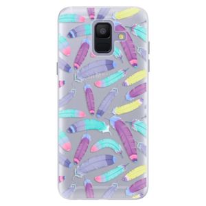 Silikónové puzdro iSaprio - Feather Pattern 01 - Samsung Galaxy A6 vyobraziť