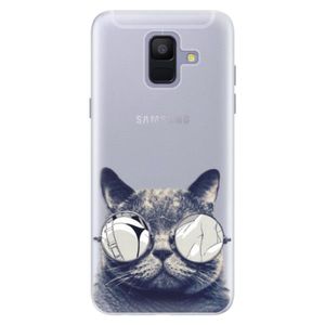 Silikónové puzdro iSaprio - Crazy Cat 01 - Samsung Galaxy A6 vyobraziť