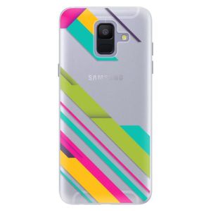 Silikónové puzdro iSaprio - Color Stripes 03 - Samsung Galaxy A6 vyobraziť