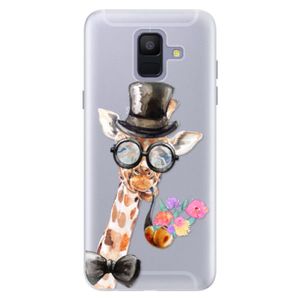 Silikónové puzdro iSaprio - Sir Giraffe - Samsung Galaxy A6 vyobraziť