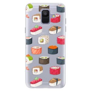 Silikónové puzdro iSaprio - Sushi Pattern - Samsung Galaxy A6 vyobraziť