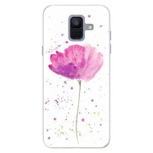 Silikónové puzdro iSaprio - Poppies - Samsung Galaxy A6 vyobraziť