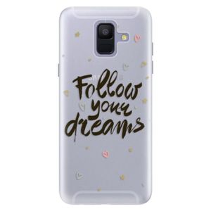 Silikónové puzdro iSaprio - Follow Your Dreams - black - Samsung Galaxy A6 vyobraziť