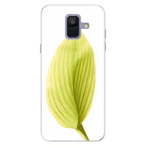 Silikónové puzdro iSaprio - Green Leaf - Samsung Galaxy A6 vyobraziť