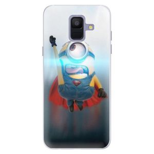 Silikónové puzdro iSaprio - Mimons Superman 02 - Samsung Galaxy A6 vyobraziť