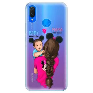 Silikónové puzdro iSaprio - Mama Mouse Brunette and Boy - Huawei Nova 3i vyobraziť