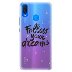 Silikónové puzdro iSaprio - Follow Your Dreams - black - Huawei Nova 3i vyobraziť