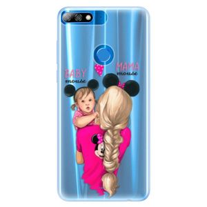 Silikónové puzdro iSaprio - Mama Mouse Blond and Girl - Huawei Y7 Prime 2018 vyobraziť