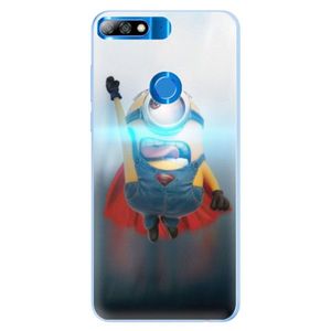 Silikónové puzdro iSaprio - Mimons Superman 02 - Huawei Y7 Prime 2018 vyobraziť