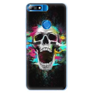 Silikónové puzdro iSaprio - Skull in Colors - Huawei Y7 Prime 2018 vyobraziť