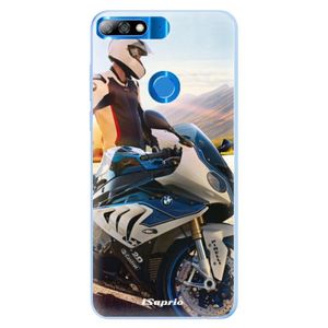 Silikónové puzdro iSaprio - Motorcycle 10 - Huawei Y7 Prime 2018 vyobraziť