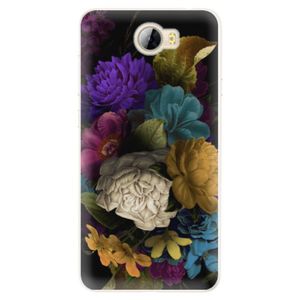 Silikónové puzdro iSaprio - Dark Flowers - Huawei Y5 II / Y6 II Compact vyobraziť