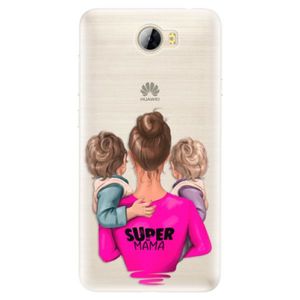 Silikónové puzdro iSaprio - Super Mama - Two Boys - Huawei Y5 II / Y6 II Compact vyobraziť