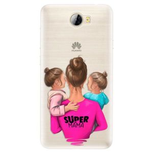Silikónové puzdro iSaprio - Super Mama - Two Girls - Huawei Y5 II / Y6 II Compact vyobraziť
