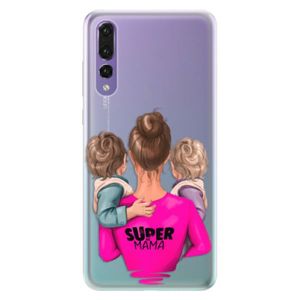 Silikónové puzdro iSaprio - Super Mama - Two Boys - Huawei P20 Pro vyobraziť