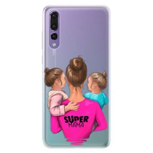 Silikónové puzdro iSaprio - Super Mama - Two Girls - Huawei P20 Pro vyobraziť