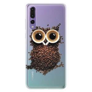 Silikónové puzdro iSaprio - Owl And Coffee - Huawei P20 Pro vyobraziť