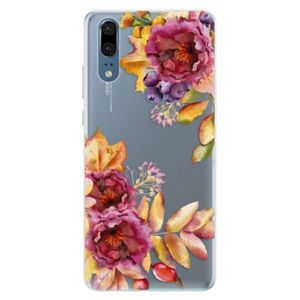 Silikónové puzdro iSaprio - Fall Flowers - Huawei P20 vyobraziť