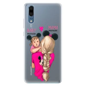 Silikónové puzdro iSaprio - Mama Mouse Blond and Girl - Huawei P20 vyobraziť