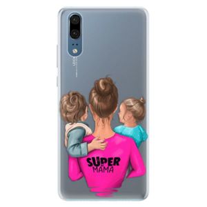 Silikónové puzdro iSaprio - Super Mama - Boy and Girl - Huawei P20 vyobraziť