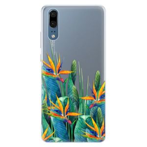 Silikónové puzdro iSaprio - Exotic Flowers - Huawei P20 vyobraziť