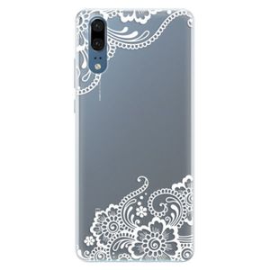 Silikónové puzdro iSaprio - White Lace 02 - Huawei P20 vyobraziť