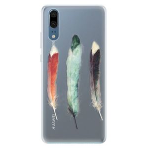 Silikónové puzdro iSaprio - Three Feathers - Huawei P20 vyobraziť