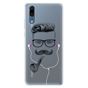 Silikónové puzdro iSaprio - Man With Headphones 01 - Huawei P20 vyobraziť