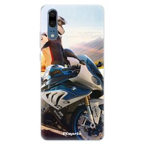 Silikónové puzdro iSaprio - Motorcycle 10 - Huawei P20 vyobraziť