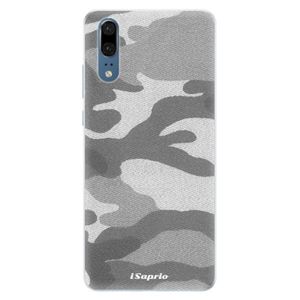 Silikónové puzdro iSaprio - Gray Camuflage 02 - Huawei P20 vyobraziť