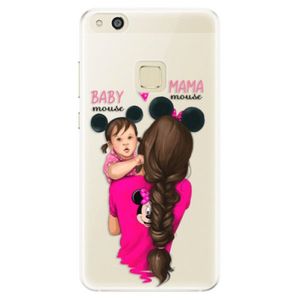 Silikónové puzdro iSaprio - Mama Mouse Brunette and Girl - Huawei P10 Lite vyobraziť