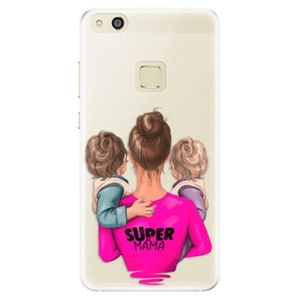 Silikónové puzdro iSaprio - Super Mama - Two Boys - Huawei P10 Lite vyobraziť