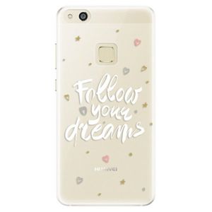 Silikónové puzdro iSaprio - Follow Your Dreams - white - Huawei P10 Lite vyobraziť