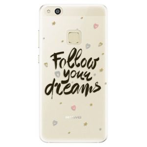 Silikónové puzdro iSaprio - Follow Your Dreams - black - Huawei P10 Lite vyobraziť