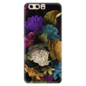 Silikónové puzdro iSaprio - Dark Flowers - Huawei P10 vyobraziť