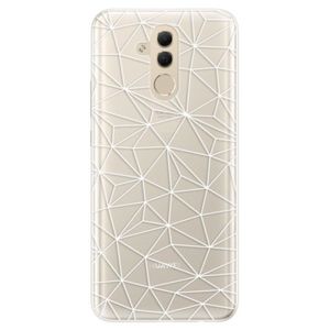 Silikónové puzdro iSaprio - Abstract Triangles 03 - white - Huawei Mate 20 Lite vyobraziť