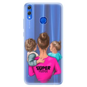 Silikónové puzdro iSaprio - Super Mama - Boy and Girl - Huawei Honor 8X vyobraziť