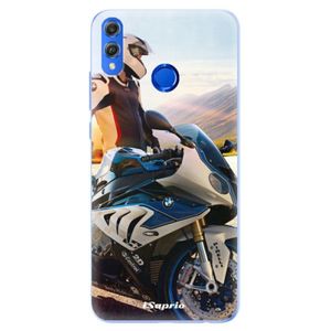 Silikónové puzdro iSaprio - Motorcycle 10 - Huawei Honor 8X vyobraziť