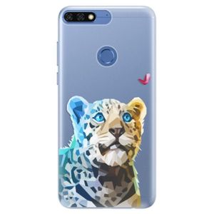 Silikónové puzdro iSaprio - Leopard With Butterfly - Huawei Honor 7C vyobraziť