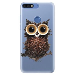 Silikónové puzdro iSaprio - Owl And Coffee - Huawei Honor 7C vyobraziť