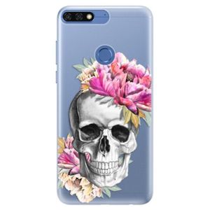Silikónové puzdro iSaprio - Pretty Skull - Huawei Honor 7C vyobraziť