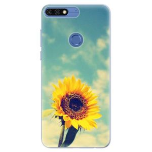 Silikónové puzdro iSaprio - Sunflower 01 - Huawei Honor 7C vyobraziť